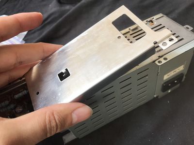 Removing the PSU top cover
